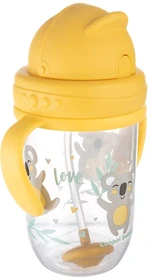 CANPOL BABIES Netečúci hrnček so slamkou so závažím 6m+ Exotic Animals žltý 270 ml CANPOL BABIES Netečúci hrnček so slamkou so závažím 6m+ Exotic Animals žltý 270 ml