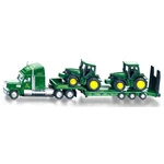 Siku Farmer Ťahač s podvalníkom a traktory John Deere 1:87