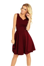 Flared dress with Numoco neckline