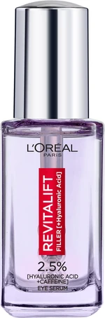 L'ORÉAL PARIS Revitalift Filler oční sérum s 2,5% kyselinou hyaluronovou 20 ml L'ORÉAL PARIS Revitalift Filler oční sérum s 2,5% kyselinou hyaluronovou 20 ml