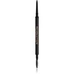 Makeup Revolution Precise Brow Pencil precizní tužka na obočí s kartáčkem odstín Dark Brown 0.05 g