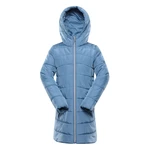 Alpine Pro Modrý dievčenskú zimnú prešívaný kabát ALPINE PRE EDORO