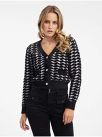 Orsay White and Black Women's Patterned Cardigan - Women's