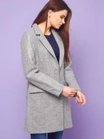 Uplander coat with flaps at the pockets grey