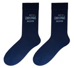 Bratex Man's Socks KL424 Navy Blue