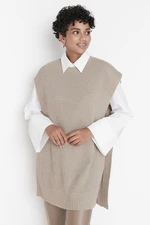 Trendyol nyérc oldalsó hasított részletes kötöttáru pulóver