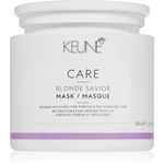 Keune Care Blonde Savior Mask hydratační maska pro odbarvené vlasy 500 ml