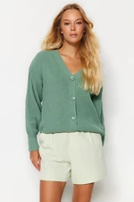 Trendyol Mint Basic Knitwear Cardigan