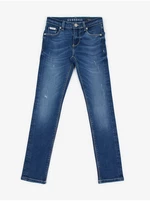 Dark Blue Girly Skinny Fit Jeans Guess - Girls