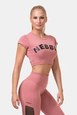 NEBBIA Sports HERO crop top with short sleeves