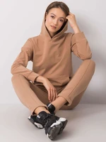 Casual set RUE PARIS Camel