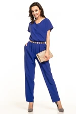 Tessita Woman's Jumpsuit T302 4 Navy Blue