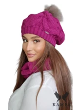 Set da donna Kamea Kamea_Set_Hat&Chimney_K.22.202.30_Fuchsia