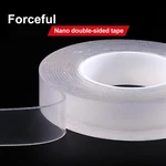 Nano Tape Transparent Double Sided Adhesive Tape 1M/2M/5M NoTrace Reusable Waterproof Wall Stickers For bathroom Home supplies