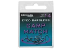 Drennan háčky bez protihrotu Eyed Carp Match Barbless vel.  20