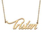 Tristan Custom Name Necklace Customized Pendant Choker Personalized Jewelry Gift for Women Girls Friend Christmas Present