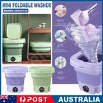 8L Foldable Washing Machine Portable Socks Underwear Panties Retractable Household Washing Machine 3 Models With Spinning Dry