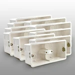 Refractories Material New Wall Switch Mounting Box Internal Cassette White Socket Installation box PVC 170*80*50mm Standard
