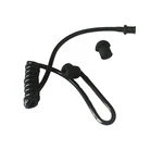 Black Spring Air Tube Replacement Walkie Talkie Earphone Coil Acoustic Air Tube Earplug Replacement For Radio Earpiece Headset