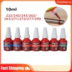10ml 243 Threadlocker Screw Nut adhesive liquid screws fixer loosening Anaerobic Locking Glue sealer 222 242 262 263 271 277 290