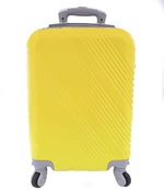 Cestovní palubní kufr Arteddy / 4 kolečka - žlutá (XS) 30l