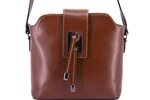 Dámská kožená kabelka crossbody Arteddy - hnědá 2
