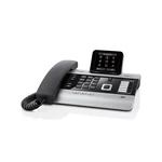 Domáci telefón Gigaset DX800A (S30853-H3100-R601) čierny/Titanium domáci telefón • 3,5" farebný displej • umožňuje až 4 hovory súčasne • pripojenie na