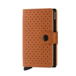 Secrid Miniwallet Perforated - Cognac