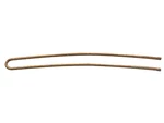 Zakřivená vlásenka Sibel - 8,2 mm, bronzová - 8 ks (980000152)