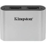 Externí čtečka paměťových karet / hub Kingston WFS-SDC, USB-C™ USB 3.2 (1. generace), stříbrnočerná
