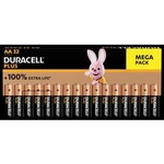 Tužková baterie AA alkalicko-manganová Duracell Plus-AA BP32, 1.5 V, 32 ks