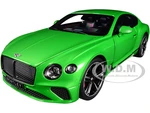 2018 Bentley Continental GT Apple Green Metallic 1/18 Diecast Model Car by Norev