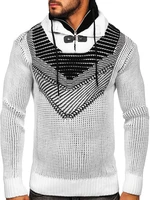 Pulover alb gros Bolf 2027