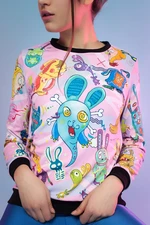 Pink Rabbidelic Sweater