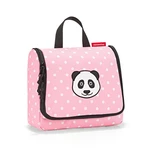 Dětská kosmetická taštička Reisenthel Toiletbag Panda dots pink