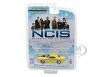 1970 Dodge Challenger R/T (Gibbs) Yellow with Black Stripes "NCIS" (2003) TV Series "Hollywood" Series 1/64 Diecast Model Car by Greenlight