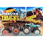 Mattel Hot Wheels Monster trucks demoliční duo LocoPunk VS Pure Musole FYJ66