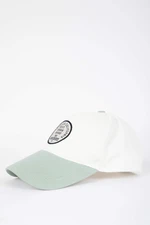 DEFACTO Men Color Block Cotton Cap Hat