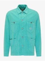 Turquoise Men's Light Shirt Jacket Lee - Mens