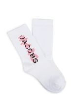 Detské ponožky Marc Jacobs biela farba