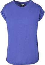 Women's T-shirt with extended shoulder blue-purple