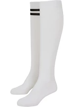 Women's College Socks 2-Pack White