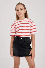 DEFACTO Oversize Fit Short Sleeve T-shirt