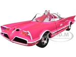 1966 Classic Batmobile Pink Metallic with White Interior Based on Model from "Batman" (1966-1968) TV Series "Pink Slips" Series 1/24 Diecast Model Ca