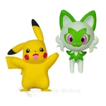 Jazwares Pokémon akčné figúrky Pikachu a Sprigatito 5 cm