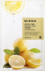 Mizon Joyful Time Essence Mask Vitamin Plátýnková maska s čisticím a osvěžujícím účinkem 23 g