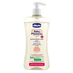 CHICCO Šampon micelární na vlasy a tělo s dávkovačem Baby Moments Sensitive 94% přírod. složek 500 ml