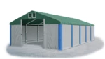 Garážový stan 4x6x2m střecha PVC 560g/m2 boky PVC 500g/m2 konstrukce ZIMA Šedá Zelená Modré,Garážový stan 4x6x2m střecha PVC 560g/m2 boky PVC 500g/m2 