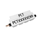 Partex PCT40012CN9, 3,3-4,0mm, 12mm, bílá, 1200ks, kontinuální nacvakávací profil