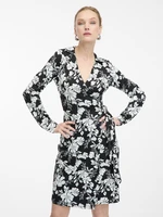 Orsay White-Black Women Flowered Dress - Women